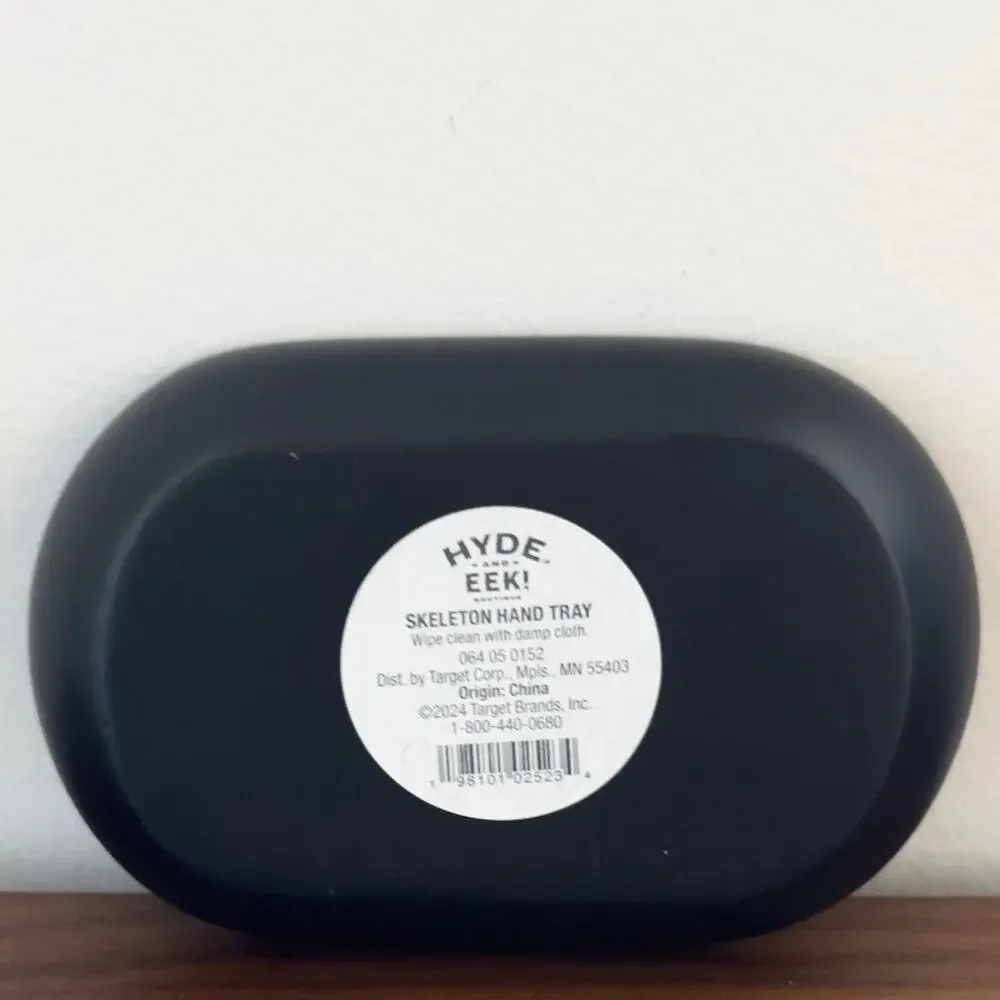 NWT: Hyde and Eek Boutique - Skeleton Hand Halloween Soap Dish Jewelry Tray